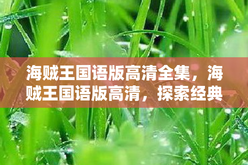 海贼王国语版高清全集，海贼王国语版高清，探索经典动漫的无限魅力