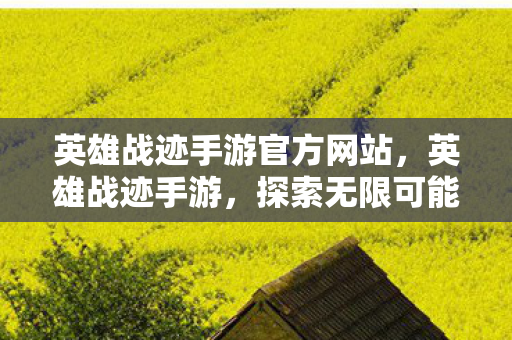 英雄战迹手游官方网站，英雄战迹手游，探索无限可能的竞技之旅