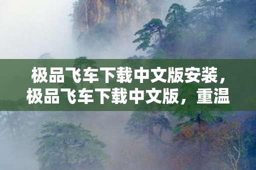 极品飞车下载中文版安装，极品飞车下载中文版，重温经典，极速之旅再启航