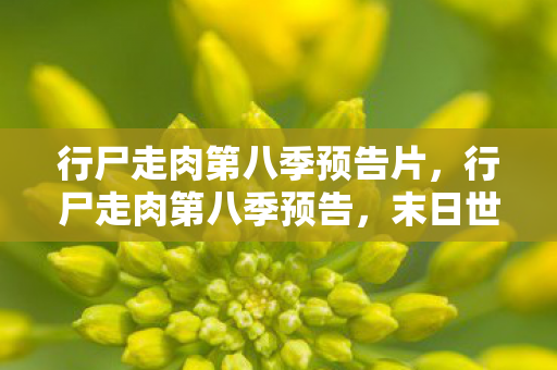 行尸走肉第八季预告片，行尸走肉第八季预告，末日世界的残酷与希望