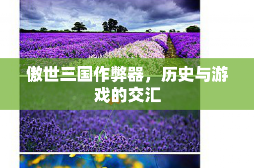 傲世三国作弊器，历史与游戏的交汇