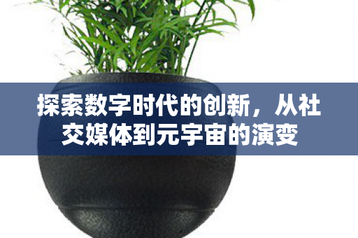 探索数字时代的创新,从社交媒体到元宇宙的演变 探索数字时代的创新,从社交媒体到元宇宙的演变