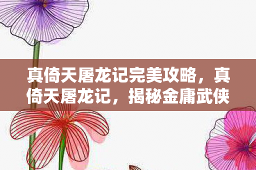 真倚天屠龙记完美攻略,真倚天屠龙记,揭秘金庸武侠世界的传奇故事 真倚天屠龙记完美攻略,真倚天屠龙记,揭秘金庸武侠世界的传奇故事