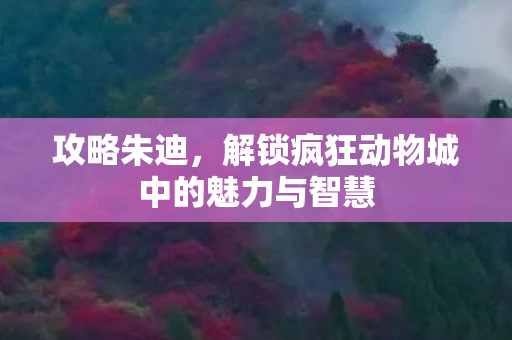 解锁疯狂动物城中的魅力与智慧图片