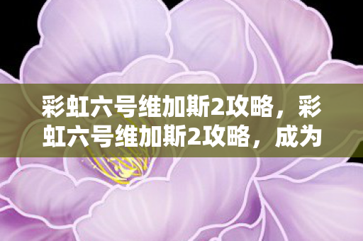 彩虹六号维加斯2攻略，彩虹六号维加斯2攻略，成为战术大师的必备指南