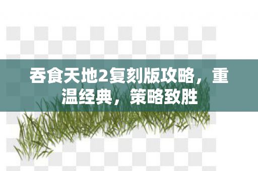 吞食天地2复刻版攻略图片