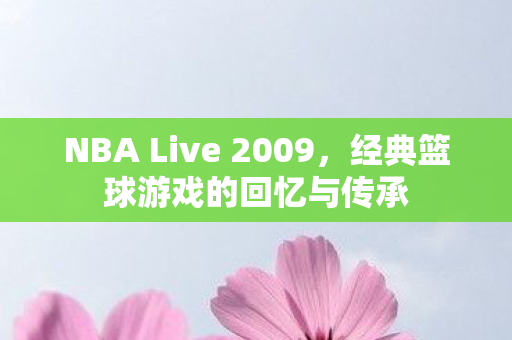 NBA Live 2009，经典篮球游戏的回忆与传承