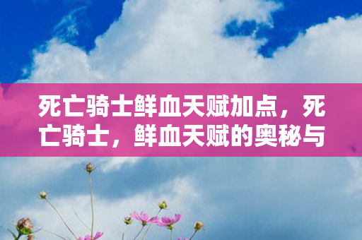 死亡骑士鲜血天赋加点，死亡骑士，鲜血天赋的奥秘与魅力