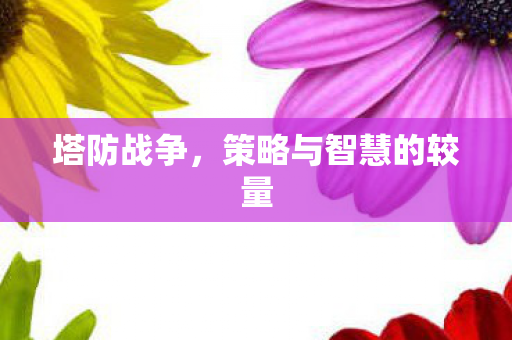 塔防战争，策略与智慧的较量