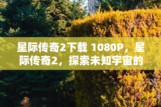 星际传奇2下载 1080P，星际传奇2，探索未知宇宙的冒险之旅