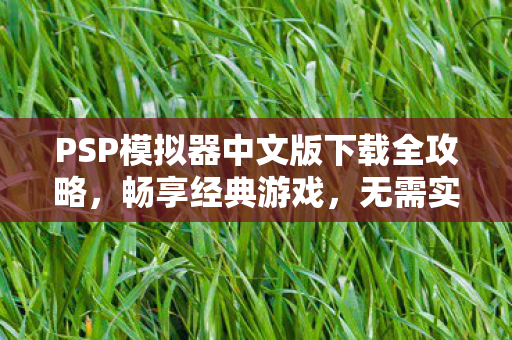 PSP模拟器中文版下载全攻略，畅享经典游戏，无需实体机