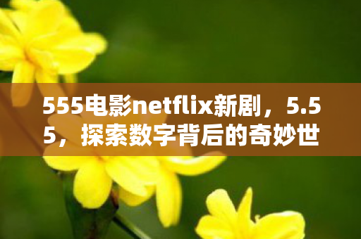 555电影netflix新剧，5.55，探索数字背后的奇妙世界