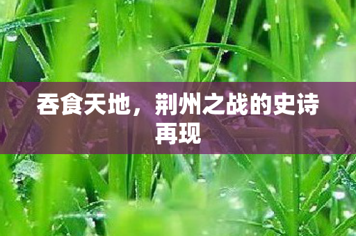 吞食天地，荆州之战的史诗再现