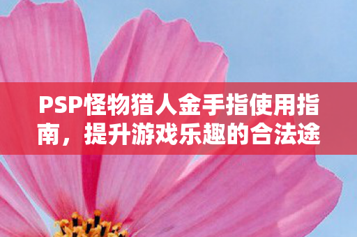 PSP怪物猎人金手指使用指南，提升游戏乐趣的合法途径