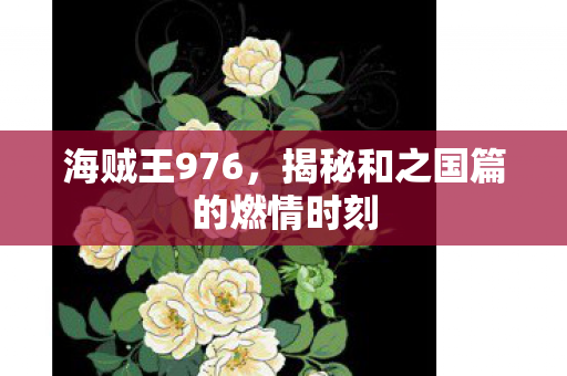 海贼王976，揭秘和之国篇的燃情时刻