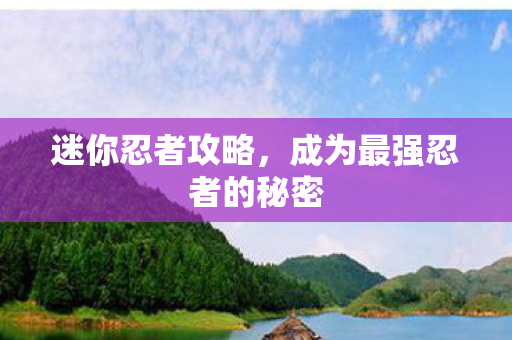 迷你忍者攻略，成为最强忍者的秘密
