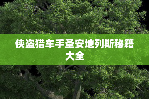 侠盗猎车手圣安地列斯秘籍大全