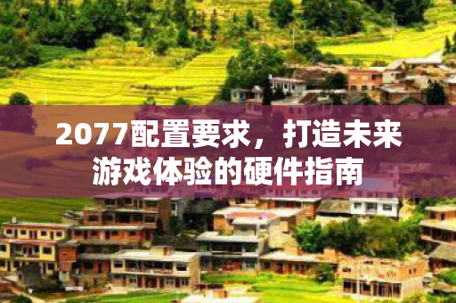 2077配置要求，打造未来游戏体验的硬件指南