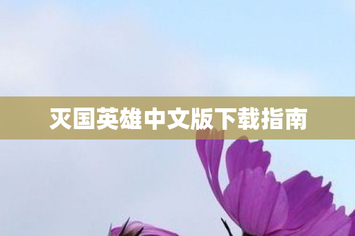 灭国英雄中文版下载指南