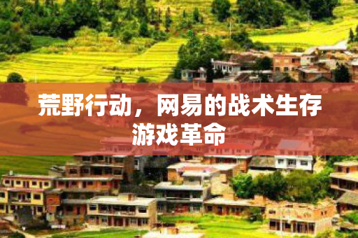 荒野行动，网易的战术生存游戏革命