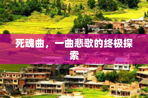 死魂曲，一曲悲歌的终极探索