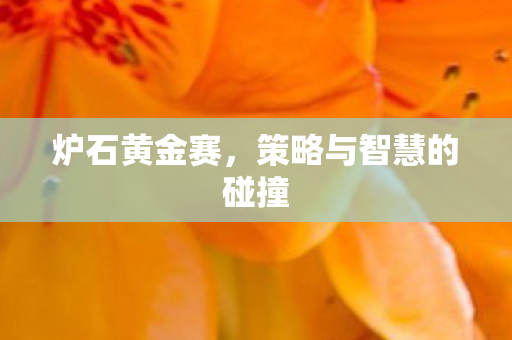 炉石黄金赛，策略与智慧的碰撞