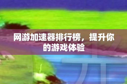 网游加速器排行榜,提升你的游戏体验 网游加速器排行榜,提升你的游戏体验