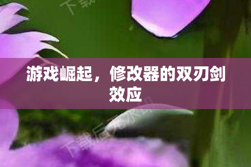 游戏崛起，修改器的双刃剑效应