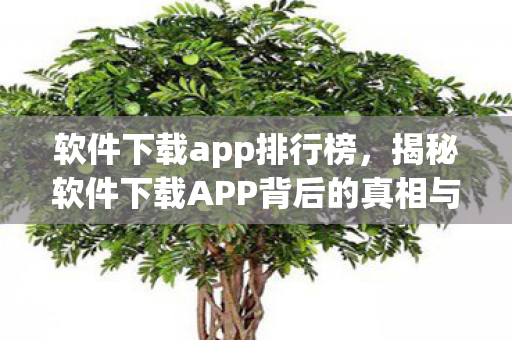 软件下载app排行榜，揭秘软件下载APP背后的真相与策略