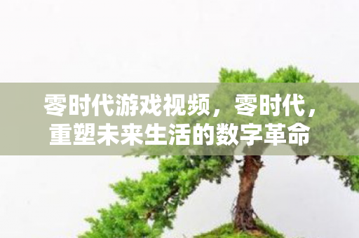 零时代游戏视频，零时代，重塑未来生活的数字革命