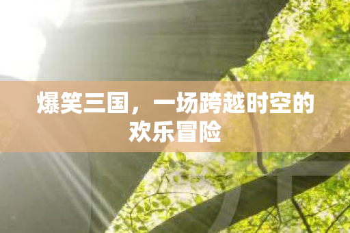 爆笑三国，一场跨越时空的欢乐冒险