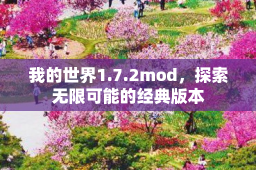 我的世界1.7.2mod，探索无限可能的经典版本