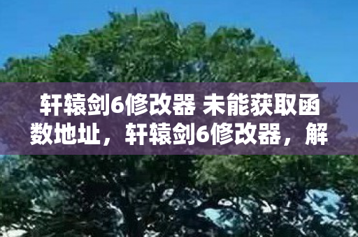 轩辕剑6修改器 未能获取函数地址，轩辕剑6修改器，解锁游戏新体验