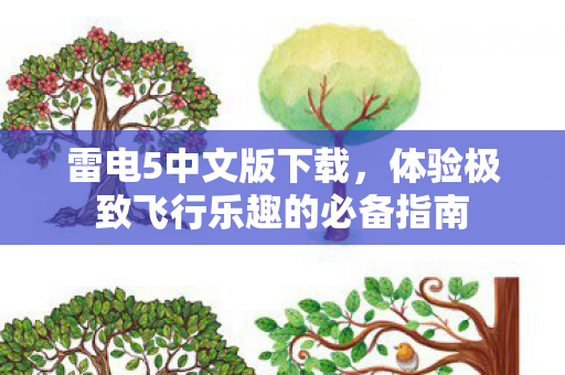 雷电5中文版下载，体验极致飞行乐趣的必备指南