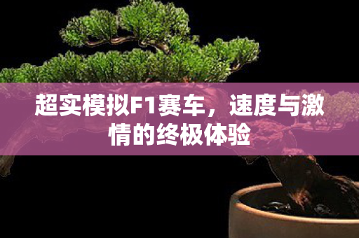 超实模拟F1赛车，速度与激情的终极体验