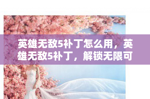 英雄无敌5补丁怎么用，英雄无敌5补丁，解锁无限可能，提升游戏体验