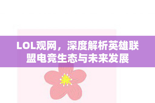 LOL观网，深度解析英雄联盟电竞生态与未来发展