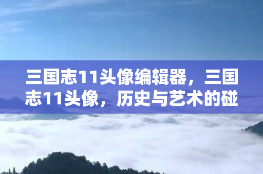 三国志11头像编辑器，三国志11头像，历史与艺术的碰撞