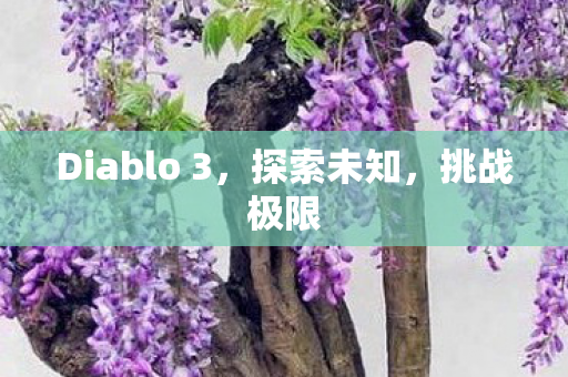 Diablo 3，探索未知，挑战极限