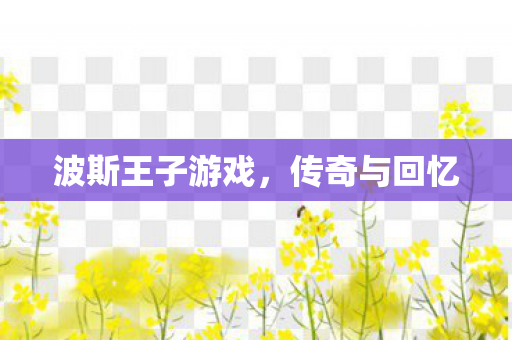 波斯王子游戏，传奇与回忆