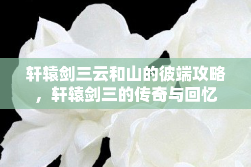 轩辕剑三云和山的彼端攻略，轩辕剑三的传奇与回忆