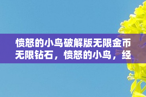 愤怒的小鸟破解版无限金币无限钻石，愤怒的小鸟，经典休闲游戏的PC版魅力解析