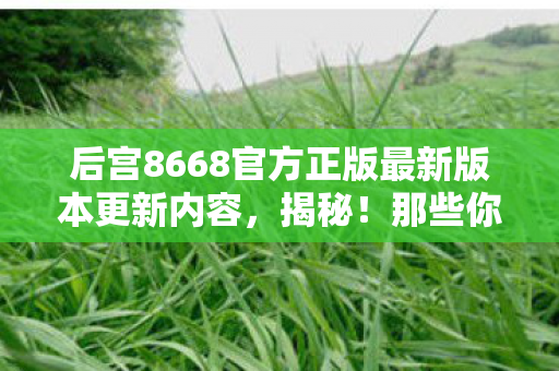 后宫8668官方正版最新版本更新内容，揭秘！那些你不知道的黑科技在建筑工程中的神奇应用