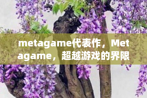 metagame代表作，Metagame，超越游戏的界限