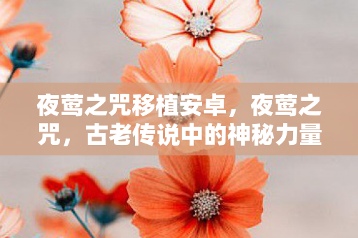 夜莺之咒移植安卓，夜莺之咒，古老传说中的神秘力量