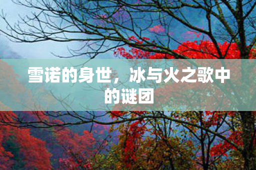 冰与火之歌中的谜团图片