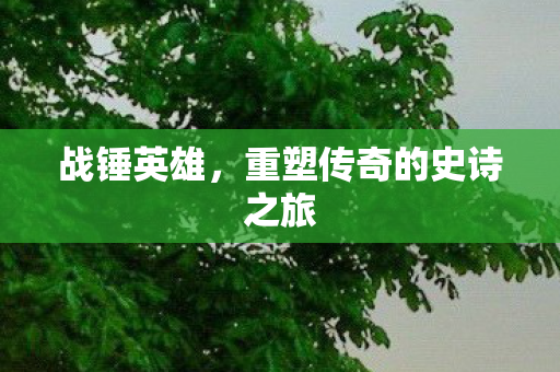 战锤英雄，重塑传奇的史诗之旅