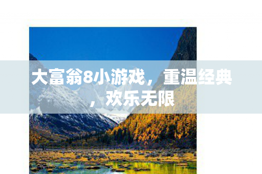 大富翁8小游戏，重温经典，欢乐无限