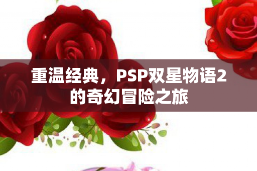 重温经典，PSP双星物语2的奇幻冒险之旅