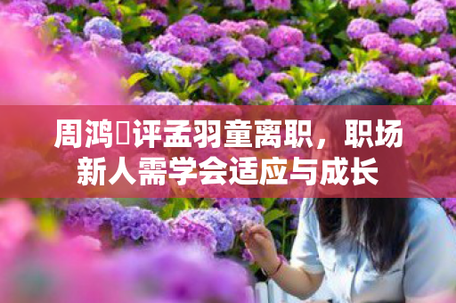 周鸿祎评孟羽童离职，职场新人需学会适应与成长